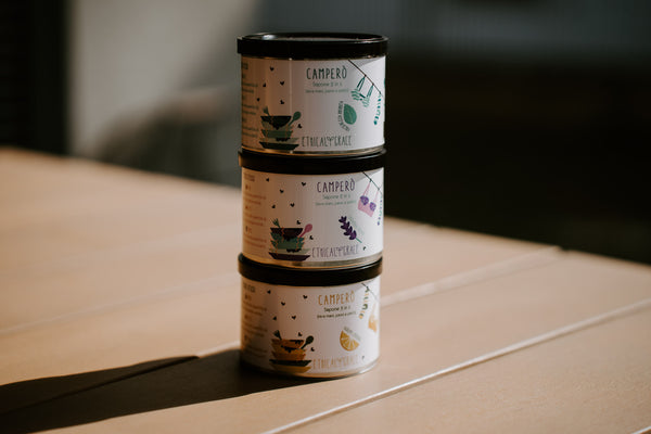 Camperò - Sapone solido 3 in 1 per mani, piatti e bucato
