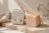 Maca delle Ande shampoo solido rinforzante 2 in 1 per capelli deboli e fragili, con panetto e packaging Ethical Grace