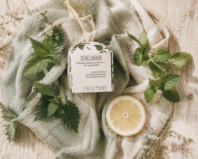 Scacciaguai shampoo solido naturale per capelli grassi Ethical Grace
