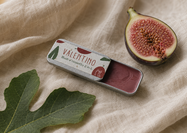 Valentino burrocacao colorato naturale prugna con fico tagliato a metà – Ethical Grace